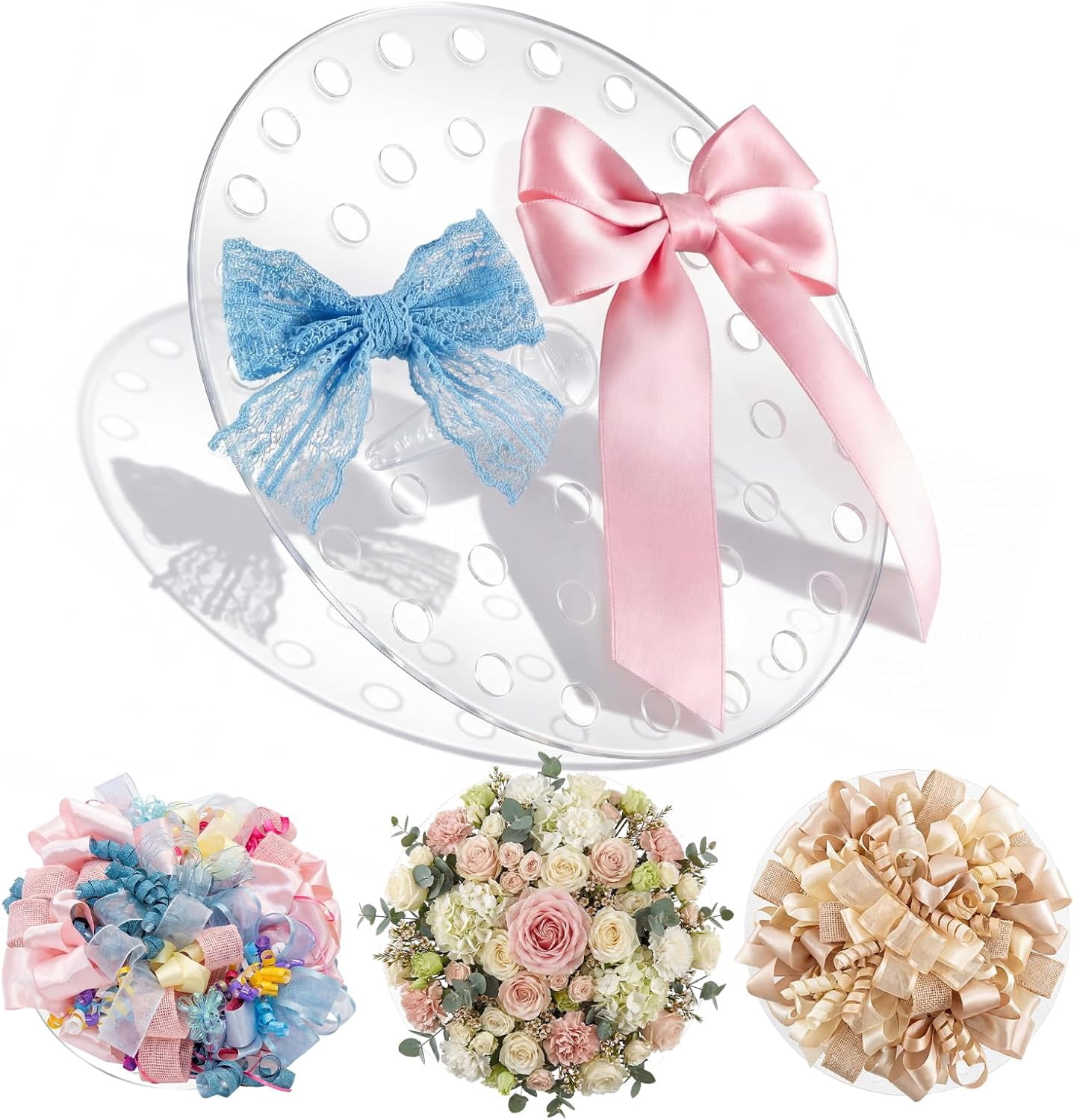 Bridal Shower Ribbon Craft Keepsake Bouquet Wedding Gift Maker Bow for Rehearsal DIY Tradition Decor Bridesmaid Maid of Honor
