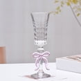 thumbnail image 1 of Bridal Shower Toast SomWiBe Wedding Champagne Flute, French Crystal Bow Wine Glass for Engagement Parties and Photos, 1 of 4