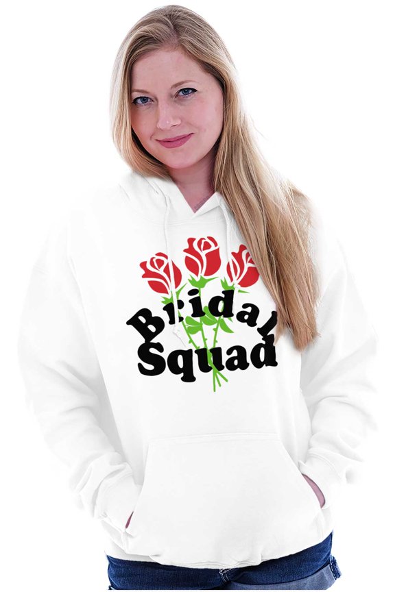 Bridal Squad Bachelorette Party Hoodie Sweatshirt Women Brisco Brands M
