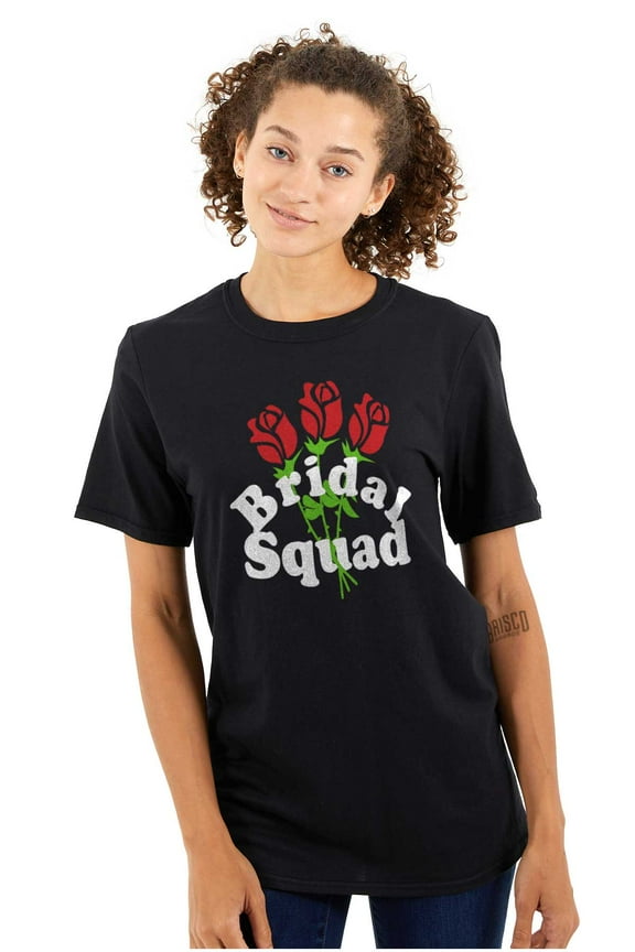 Bridal Squad Bachelorette Party Women's Graphic T Shirt Tees Brisco Brands L
