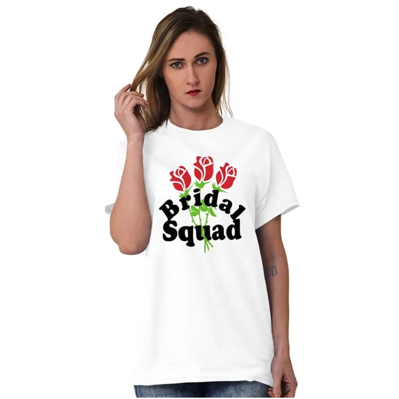 Bridal Squad Bachelorette Party Women's Graphic T Shirt Tees Brisco Brands S