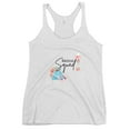 thumbnail image 1 of Bridal Squad Women's Racerback Tank (Heather White, L), 1 of 2