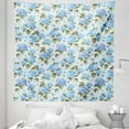 thumbnail image 1 of Bridal Tapestry, Hydrangea Flowers over Soft Background Wedding Bridal Design, Fabric Wall Hanging Decor for Bedroom Living Room Dorm, 5 Sizes, Pale Blue Reseda Green, by Ambesonne, 1 of 1