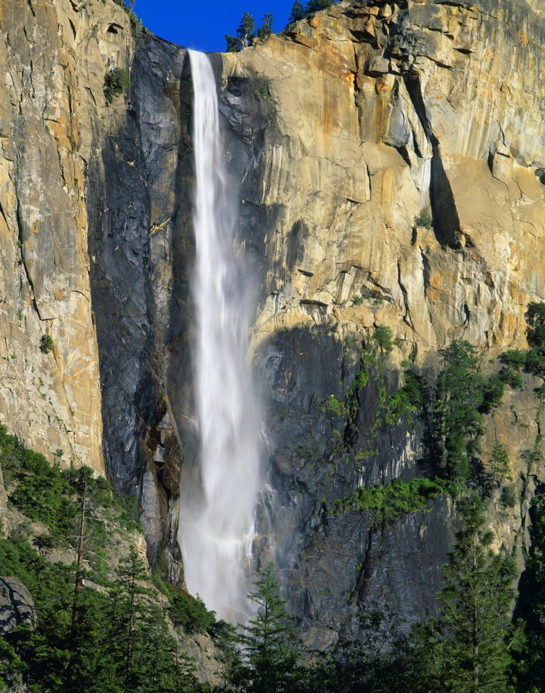Bridal Veil Falls Yosemite National Park California Usa Canvas Art - David L Brown Design Pics (13 x 17)