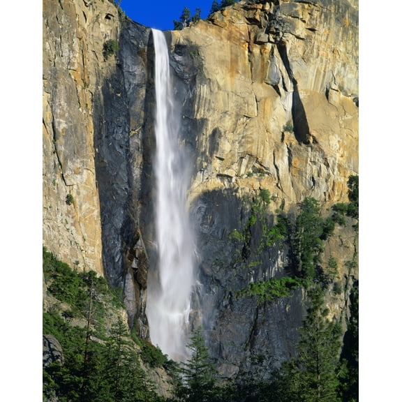 Bridal Veil Falls Yosemite National Park California Usa Canvas Art - David L Brown Design Pics (13 x 17)