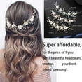 thumbnail image 1 of Bridal Wedding Hair Accessories, Grape Vine, Silver Flower, Hair Accessories, Pearl, Bridal Headdress / Hair Band for Women and Girls, 1 of 8