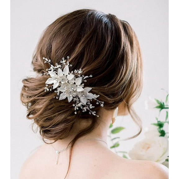 Bridal Wedding Hair Comb Handmade Wedding Hair Accessories for Brides Wedding Hair Piece Headpiece for Brides Bridesmaid