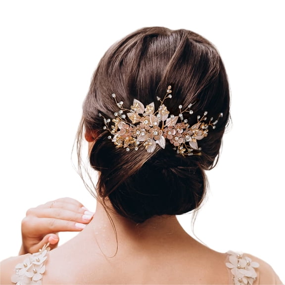 Bridal Wedding Hair Comb Handmade Wedding Hair Accessories for Brides Wedding Hair Piece Headpiece for Brides Bridesmaid