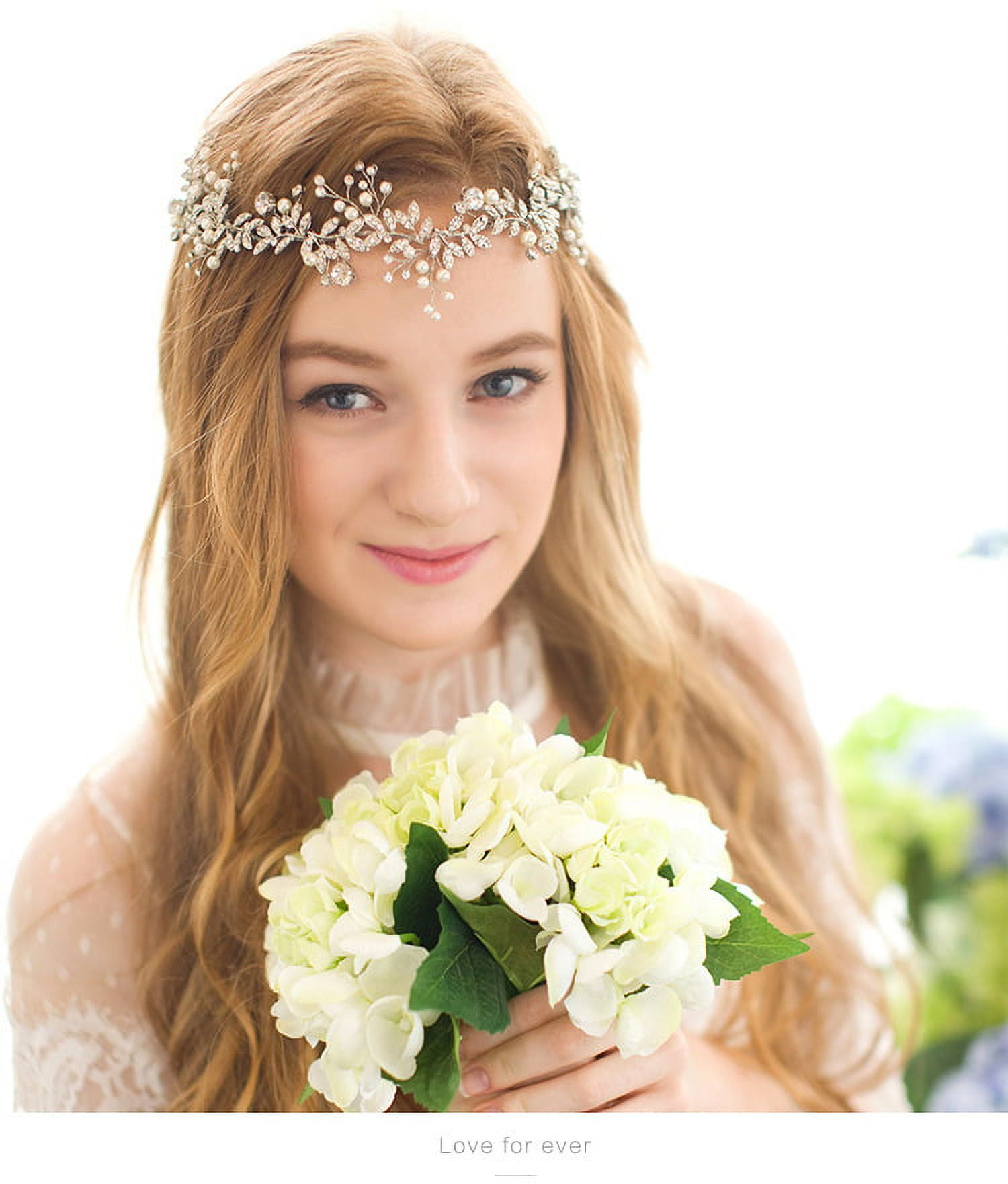 Bridal Women Flower Vintage Bohemian Headbands Head Chain 