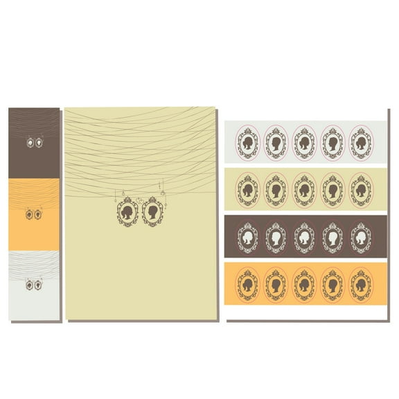 Briday Wrapping Paper Set - Bride & Groom