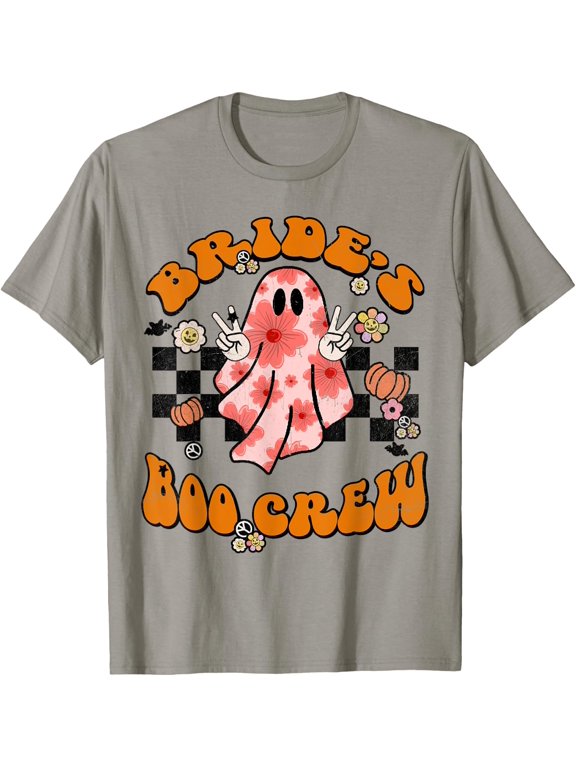 Bride Boo Crew Floral Halloween T Shirt All Size S-5XL