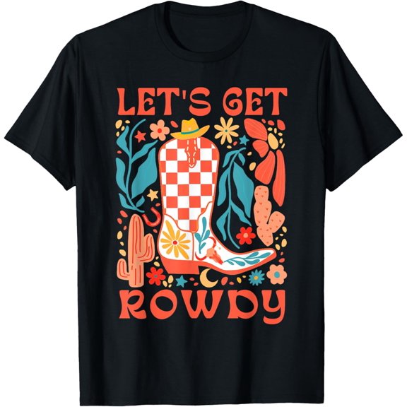 Bride & Bridesmaid Howdy Let'S Get Rowdy Bachelorette Party T-Shirt Size S-5XL