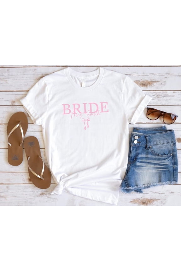 Bride Bridesmaid Shirt, Bridal Party Gift, Wedding Day Getting Ready, Trendy Bachelorette Merch, Group Matching Tee