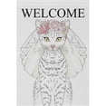 thumbnail image 1 of Bride Cat Garden Flag 12x18 Inch Seasonal Outdoor Flags & Banners Polyester Double-Sided Large Yard Flag Inch for Home Décor Lawn Patio Farmhouse Wedding Party, 1 of 5