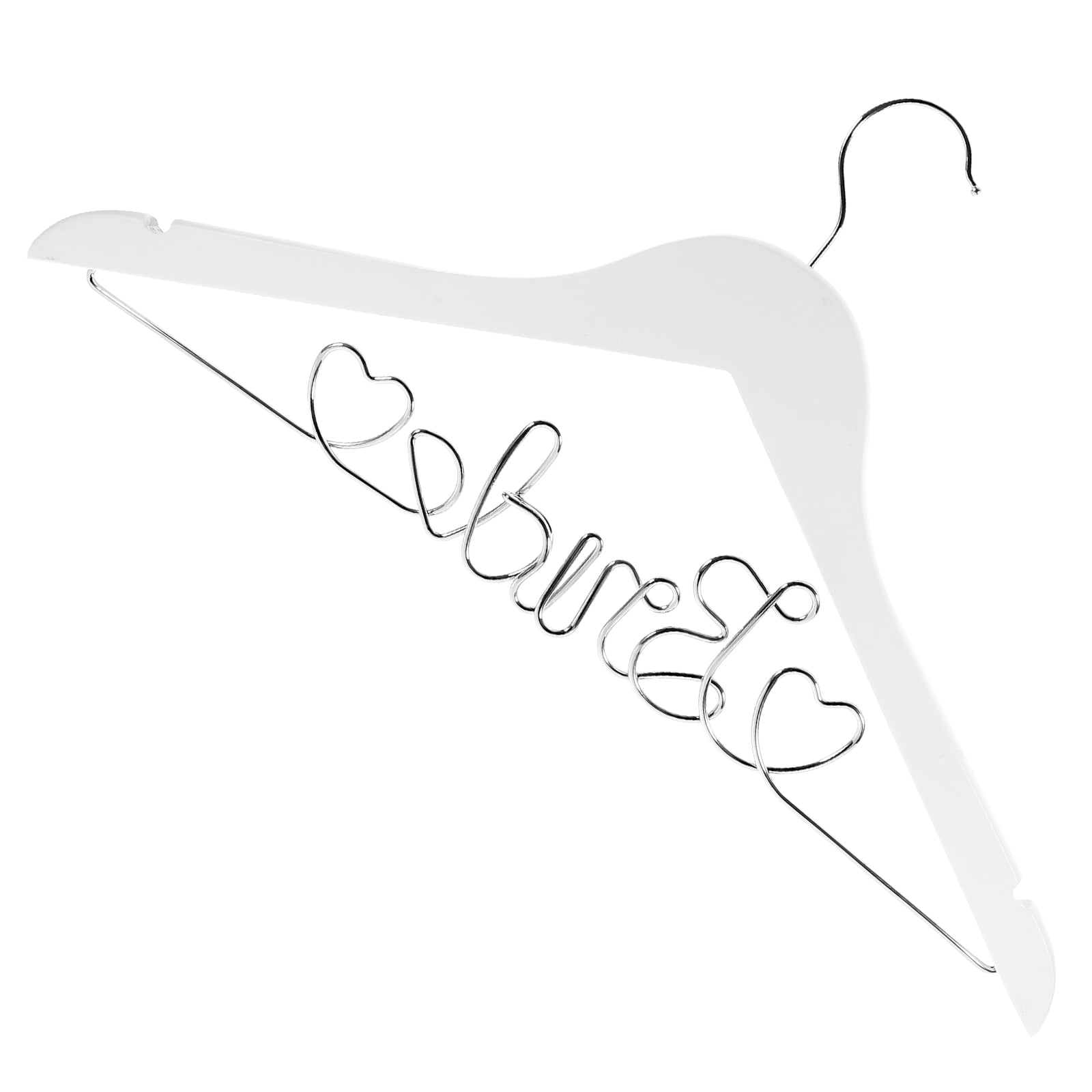Bride Dress Hanger Bridal Wooden Souvenir Coat Hangers Wedding Favors