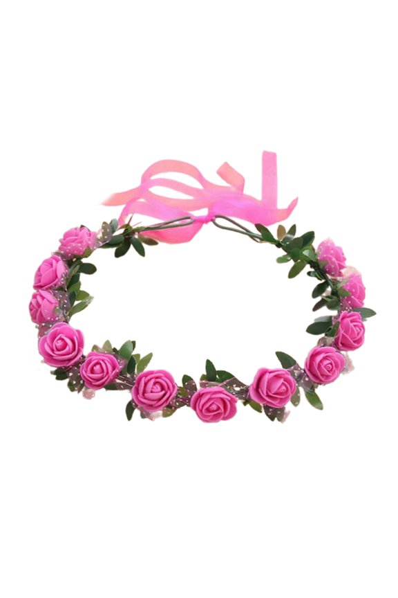 Bride Flower Crown For Wedding Flower Headbands Bride Floral Headbands Women Floral Garlands Crown Hair Wreath