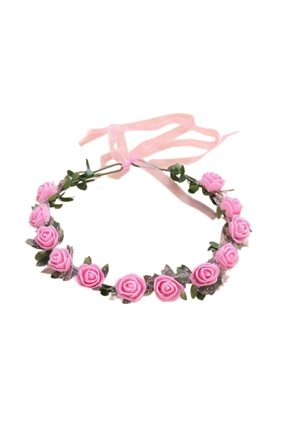 Bride Flower Crown For Wedding Flower Headbands Bride Floral Headbands Women Floral Garlands Crown Hair Wreath