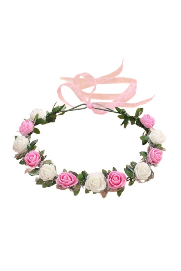 Bride Flower Crown For Wedding Flower Headbands Bride Floral Headbands Women Floral Garlands Crown Hair Wreath