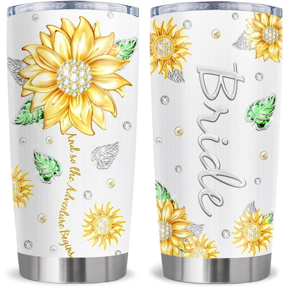 Bride Gifts, Bachelorette Gifts for Bride To Be, Bridal Shower Gifts for Bride, Bride Gifts for Wedding Day, Best Bridal Gift Ideas Newlyweds, Wedding Honeymoon Gifts for Bride Tumbler 20oz