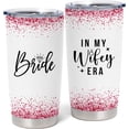 thumbnail image 1 of Bride to Be Gifts, Bachelorette Party Gifts for Bride, Bridal Shower Gifts, Bride Gifts for Wedding Day, Engagement Gifts for Her, Honeymoon Gifts for Bride, Groom to Bride Wedding Gift 20 oz Tumbler, 1 of 1