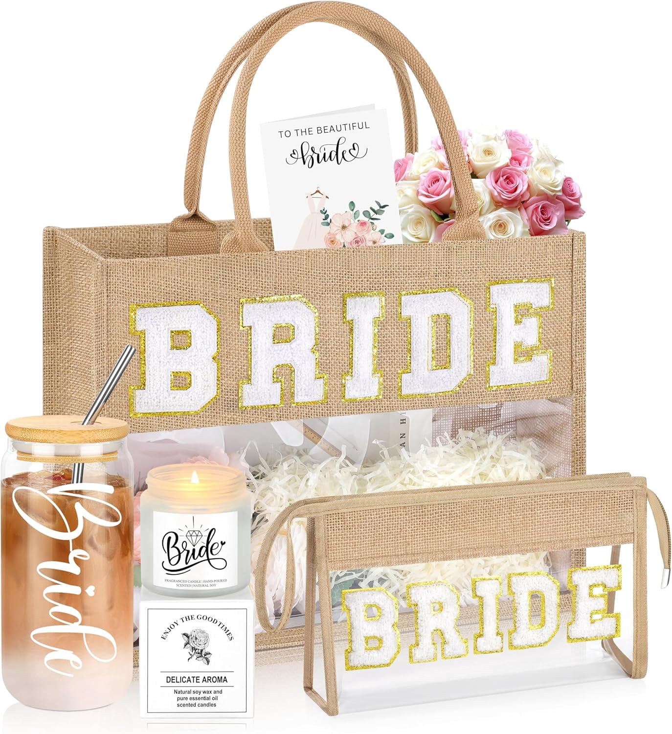 Bride Gifts, Bridal Shower Gift for Wedding Bachelorette Engagement, Wedding, Honeymoon, Beach, Travel