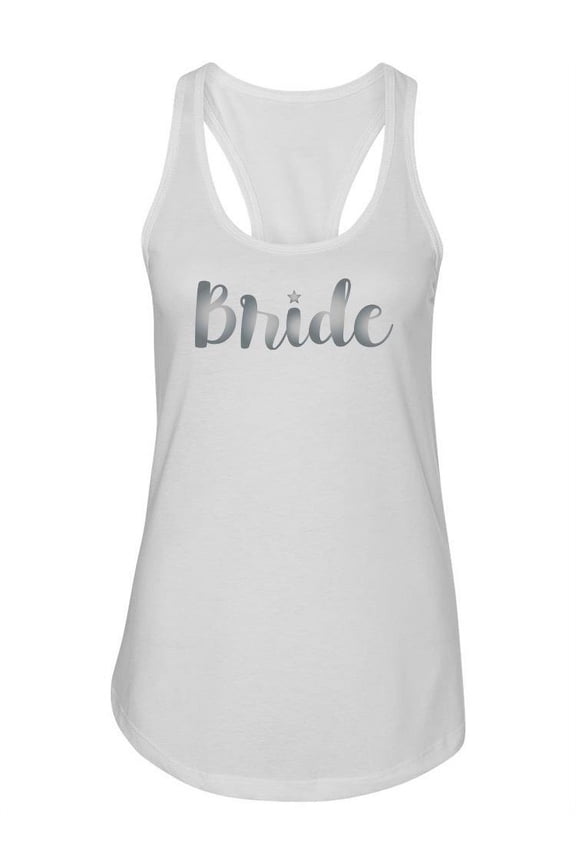 Bride Graphic Women Racerback Tank, Female x-Small
