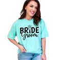 thumbnail image 1 of Bride Groom Matching Shirts Set, Bride and Groom Wedding Shirts, Newlywed Gift Apparel, Couple Anniversary Shirts, Engagement Tee, Chalky Mint Comfort Colors T-Shirt, 2XL, 1 of 1