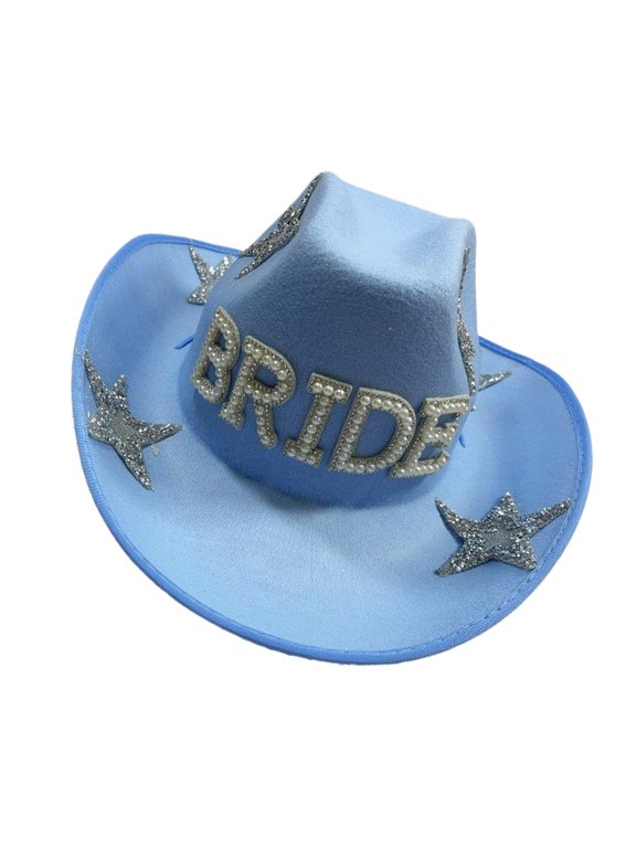 Bride Hat Shimmering Rhinestones Bridal Hat Crystal Panama Hat for Music Festivals Studded Rhinestones