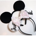 thumbnail image 1 of Bride Minnie Ears Headband, White Veil Bride Minnie Ears, Honeymoon Ears, Wedding Ears, Bachelorette Party Ears, Wedding Set, 1 of 1