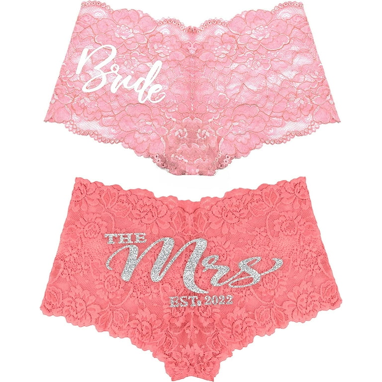 Bride Mrs Panties - Bachelorette Party Mrs 2022 Panty for Women - Lingerie  Gifts for Honeymoon 