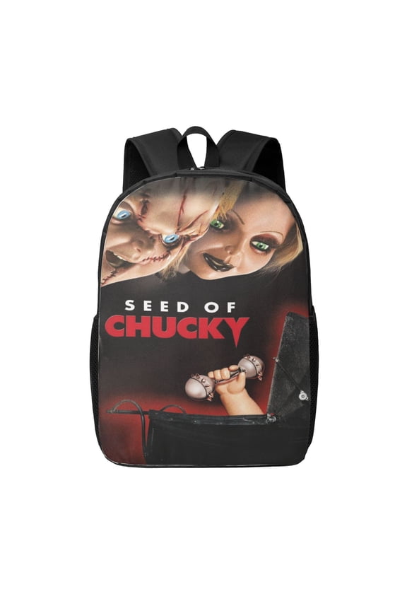 Bride Of Chucky Backpack Book Bags Casual Daypack For Travel Work Office