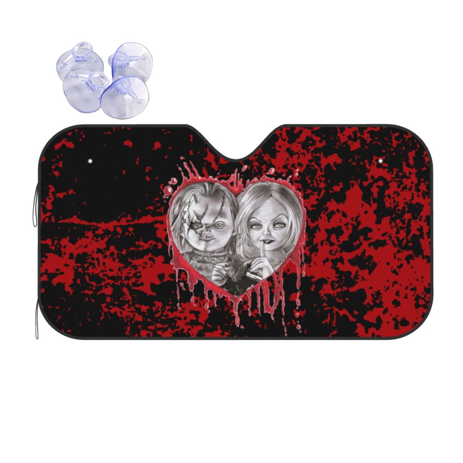 Bride Of Chucky Movie Car Windshield Sunshade Blocks UV Rays&Keeps ...