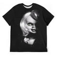 thumbnail image 1 of Bride Of Chucky Movie Unisex Short-sleeve Shirt For Men Women Novelty 3D Print T-Shirt Soft Comfortable Tee Shirts, 1 of 7
