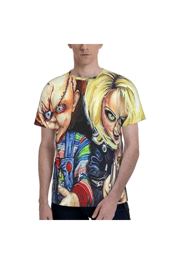 Bride Of Chucky T-Shirts 3d Printed Short Sleeve Tee Shirt For Men