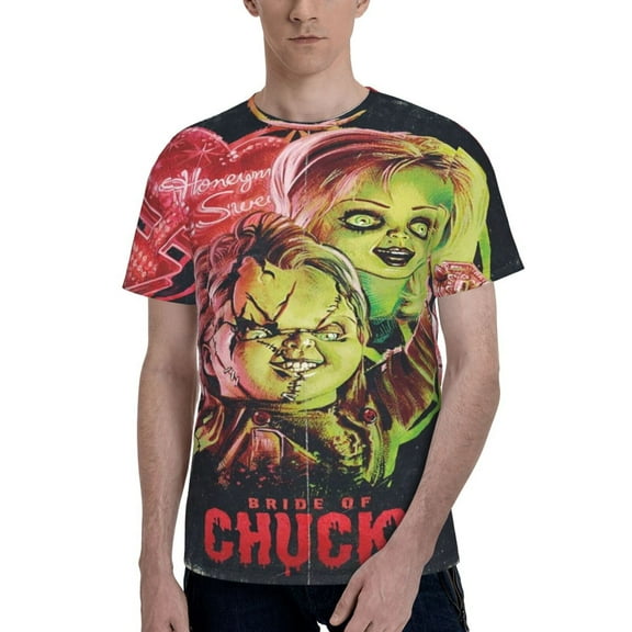Bride Of Chucky T-Shirts 3d Printed Short Sleeve Tee Shirt For Men