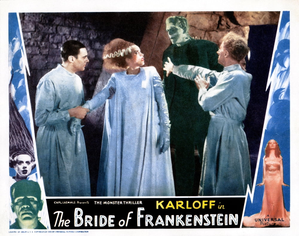 Bride Of Frankenstein Canvas Art - (28 x 22)