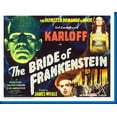 thumbnail image 1 of Bride Of Frankenstein Movie Poster 16in x 24in 16x24 Multi-Color Square Adults Western Graphic, 1 of 2