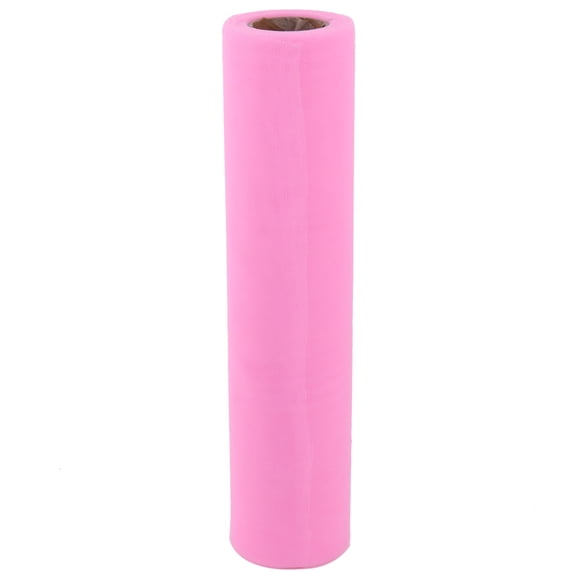 Bride Polyester Skirt Dress Sewing DIY Tulle Spool Roll Pink 12 Inch x 25 Yards
