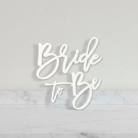 Bride to Be Sign - White Felt Letters Bridal Shower Sign for Backdrop Bride to Be Sign Letters for Balloon Arch Photo Props Bachelorette Engagement Wedding