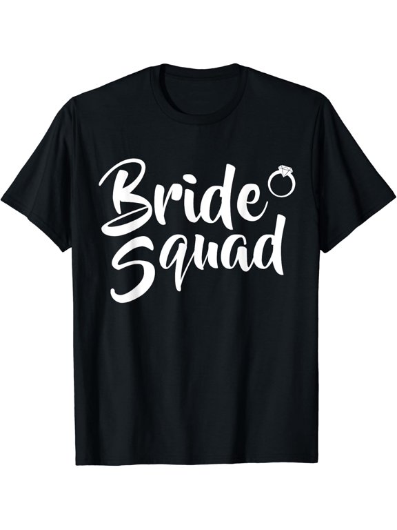 Bride Squad Bachelorette Team Bride Crew - Bride Squad T-Shirt Size S-5XL