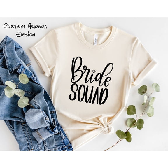 Bride Squad Shirt, Bride Shirt, Bachelorette Paty Tee, Bride, Bridal, Wedding, Wife Shirt, Bridesmaid Shirt, Friends Theme Party All Size S-5Xl