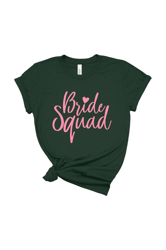 Bride Squad T-Shirt Bridesmaid Gift Bachelorette Party Wedding Group Tee