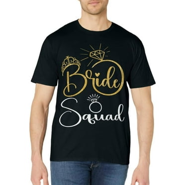 Bride Squad Wedding Bridal Shower Matching Family Team T-Shirt