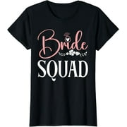 Bride Squad Wedding Bridal Shower Matching Family Team T-Shirt