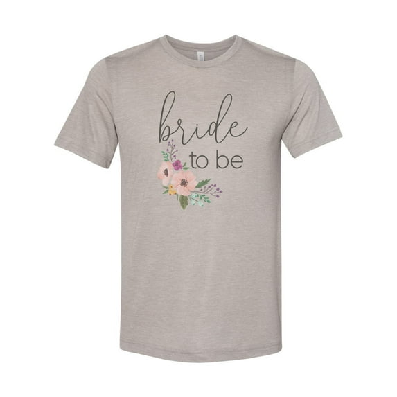 "Bride To Be, Bridal Shirt, Getting Married T, Wedding Announcement, Sublimation T, Bride Shirt, Soft Bella T, Wedding Shower Gift, Wedding T, Heather Stone, XL"