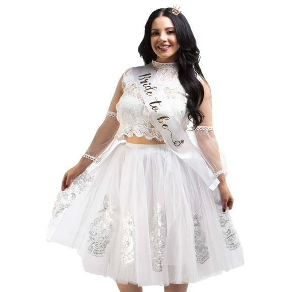 Bride-To-Be Bridal Shower Bachelorette Party 3 Pc Gift Set BTS104 White O/S