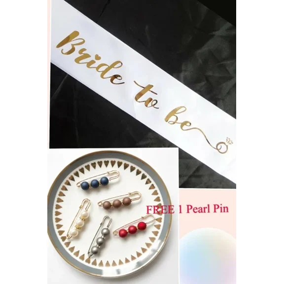 Bride To Be Sash Bachelorette Party Shower Wedding Decorations Accessories Gifts