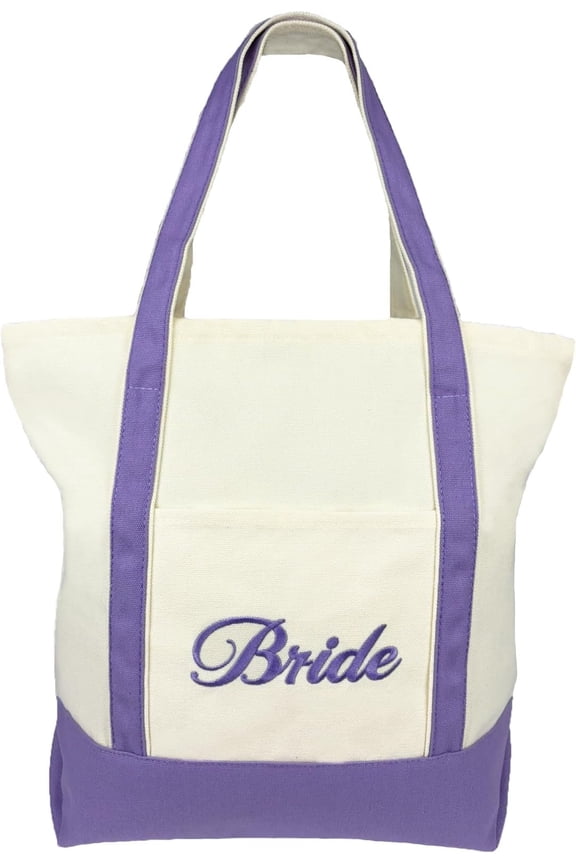 Bride Tote Bag Canvas Handbag Bag Bridal Shower Gifts for Bride to be Wedding Engagement Honeymoon Travel