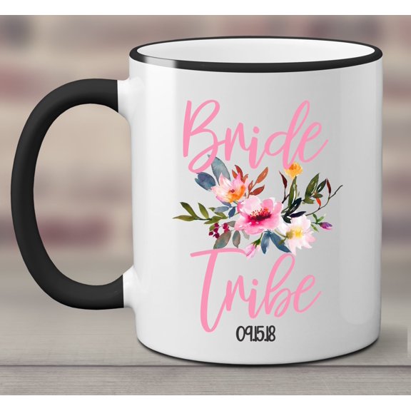 Bride Tribe Mug Floral Bridal Party Favors