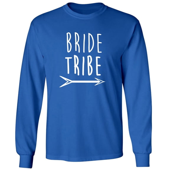 Bride Tribe with arrow Adult Long Sleeve T-shirt